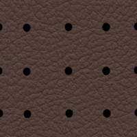 Interior Leather Look Perfo Dark Brown